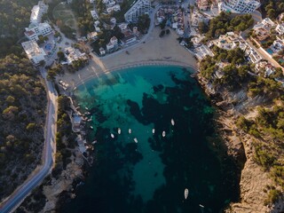 Wall Mural - cala Vadella ibiza