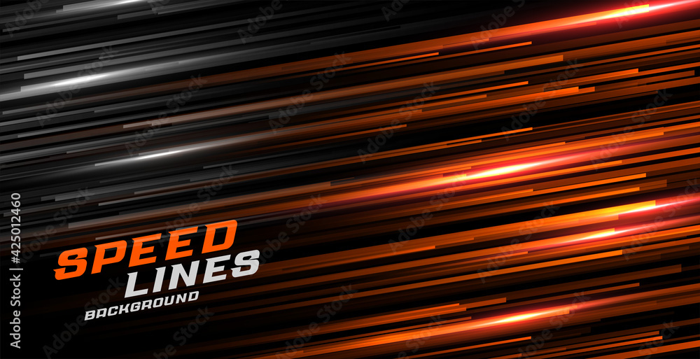 speed motion glowing lines background Stock Vector | Adobe Stock