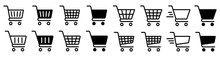 	
Shopping Cart Icon Set, Full And Empty Shopping Cart Symbol, Shop And Sale, Vector Illustration