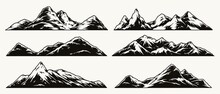 Mountains Vintage Monochrome Collection