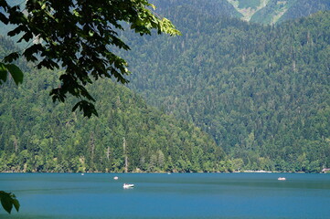 Sticker - lake in the mountains