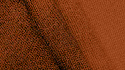Wall Mural - close up of soft fabric catalog in various red or brown color tone. a selection of fabric samples for upholstery furniture work with soft color tone. mood and tone of red color background.