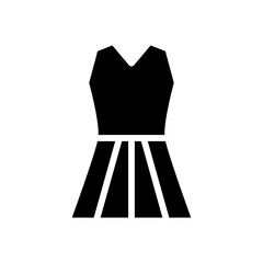 dress icon solid style vector