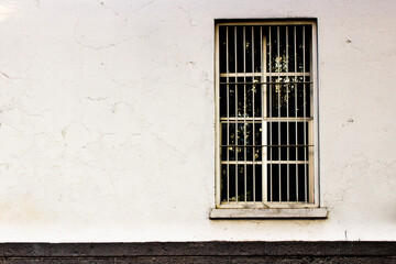 Old window in the wall