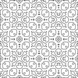 © t2k4 - Geometric vector pattern with triangular elements. Seamless abstract ornament for wallpapers and backgrounds. Black and white colors.