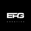 ERG Letter Initial Logo Design Template Vector Illustration