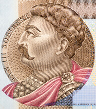John III Sobieski, King Of Poland, Portrait From Poland 500 Zloty 2016 Banknotes. John Sobieski Iii, The Polish King Of Money,