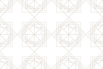 Wall Mural - seamless, abstract background pattern made with lines forming geometric polygonal forms in luxury co