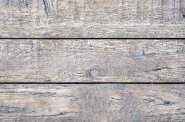 Wall Mural - Wooden wall background, old light wood planks with nature pattern