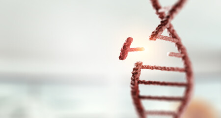 Wall Mural - innovative dna technologies in science and medicine