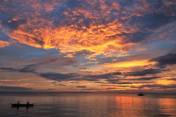 Beautiful tropical sunset