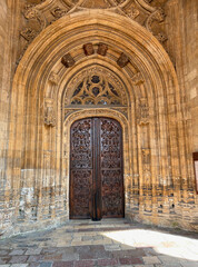 Cathedral of San Salvador in Oviedo, capital of Asturias, Spain.