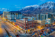 Downtown Provo Utah Winter 2
