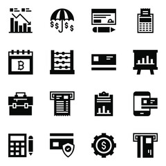 Canvas Print - 
Pack of Analytics Linear Icons 

