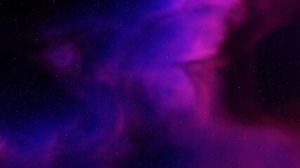 space background with nebula and stars, nebula in deep space 3d render