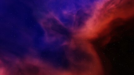 space background with nebula and stars, nebula in deep space 3d render