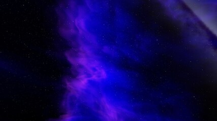 nebula in deep space, abstract colorful background 3d render
