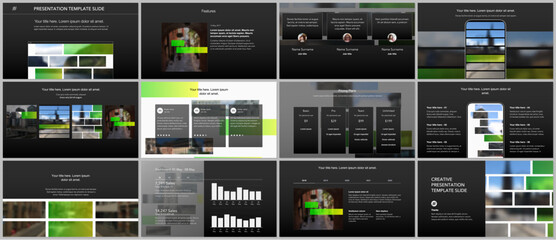 Wall Mural - vector templates for website design, presentations, portfolio. templates for presentation slides, fl