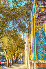 Wall Mural - Streets of Yazd, Iran