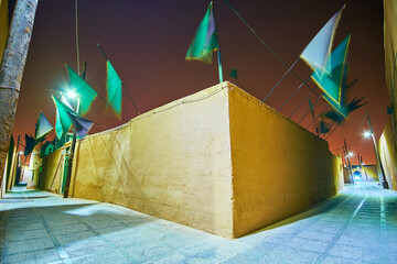 Wall Mural - The lanes of old Yazd, Iran