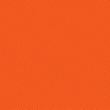Vector Seamless Texture Of Basketball Ball. Realistic Pattern Of  Synthetic Leather With Chaotic Dots. Orange Sports Background. Square Empty Surface With Repeating Bumps.