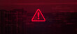 © WhataWin - Abstract Technology Binary Code Dark Red Background