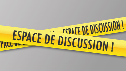 Poster - Logo espace de discussion.