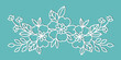 © tati_gavrish - Floral element for cutting and decoration. Template for cutting paper, plotter or laser cutting.