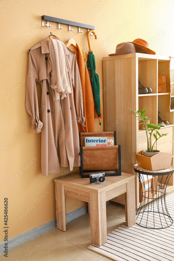 Stylish interior of modern hall