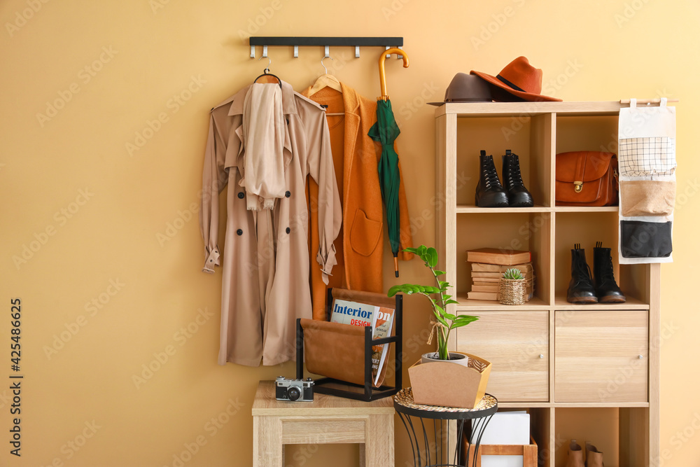 Stylish interior of modern hall