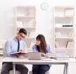 © Elnur - Male lecturer giving lecture to female student