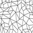 Mosaic seamless pattern, geometric polygons
