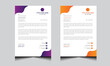 © lovephotos - Modern Abstract business letterhead design & premium letterhead