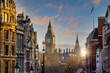 London city skyline with Big Ben and Houses of Parliament, cityscape in UK