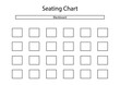 Table Seating Chart template. Clipart image