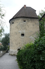 Canvas Print - Ill und Wasserturm in Feldkirch