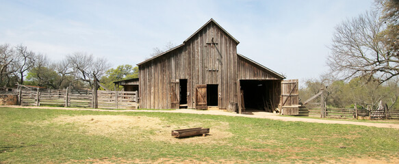 Wall Mural - old ranch barn