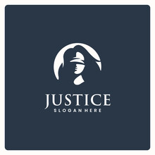 Justice ,woman Blind ,legal, Logo Design And Business Card
