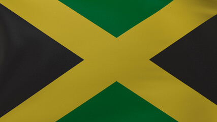 Wall Mural - Jamaica flag texture