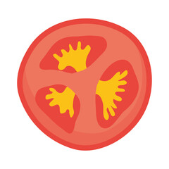 Sticker - tomato slice design