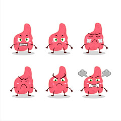 Sticker - Prime rib cartoon character with various angry expressions