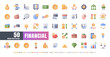 © KP Arts - 48x48 Pixel Perfect. Financial Currency. Flat Gradient Color Icons Vector. for Website, Application, Printing, Document, Poster Design, etc.