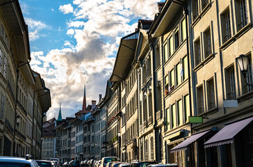 Sticker - Architecture of Fribourg in Switzerland