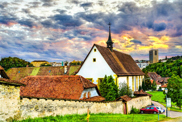 Sticker - Montorge Monastery in Fribourg, Switzerland