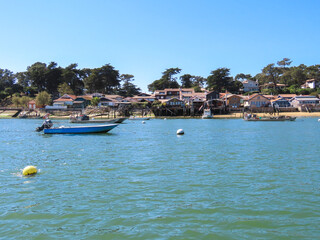 Canvas Print - Port du Cap Ferret, bassin d’Arcachon, Gironde