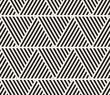 Vector seamless pattern. Modern stylish abstract texture. Repeating geometric triangular stripes