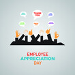 © MURGROUP - Employee Appreciation Day. First Friday in March. Holiday concept. Template for background, banner, card, poster. Vector illustration.
