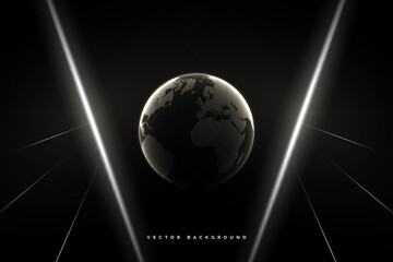 Wall Mural - abstract technology background hi-tech communication concept futuristic digital innovation backgroun
