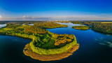 Fototapeta Miasto - Olsztyn-miasto czterech rzek i piętnastu jezior na Warmii w północno-wschodniej Polsce
