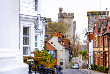 Wall Mural - The view of Arundel castle, a restored and remodelled medieval castle in Arundel, West Sussex, England